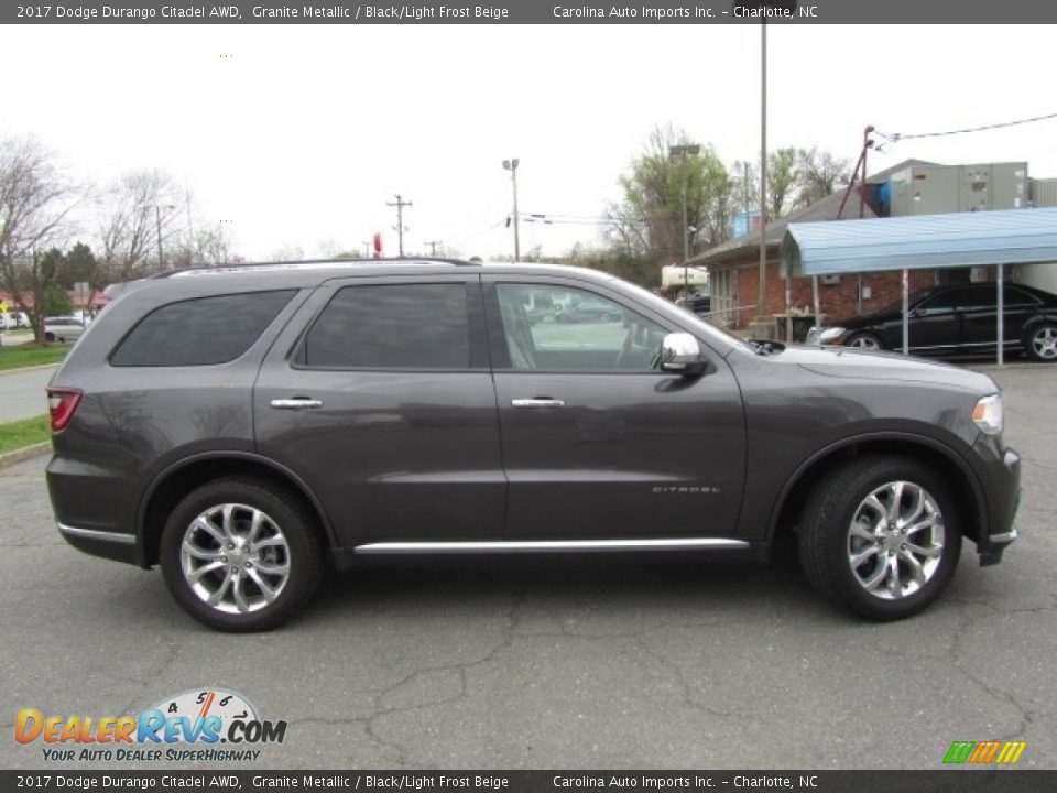 2017 Dodge Durango Citadel AWD Granite Metallic / Black/Light Frost Beige Photo #11