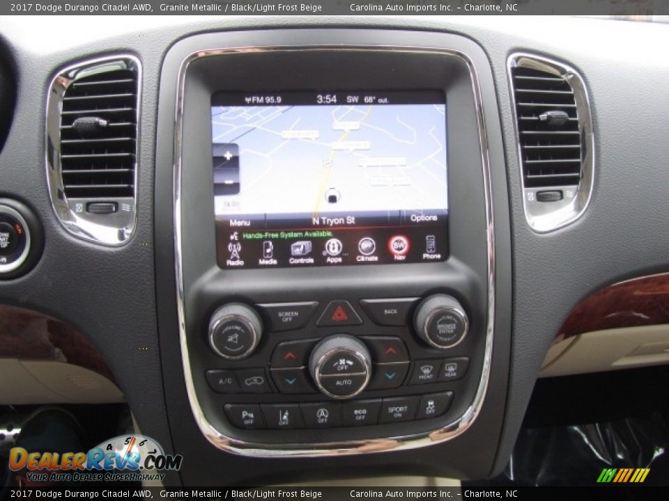 Controls of 2017 Dodge Durango Citadel AWD Photo #15