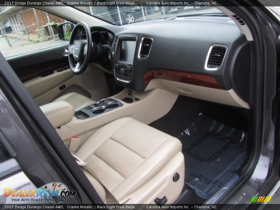 Front Seat of 2017 Dodge Durango Citadel AWD Photo #21