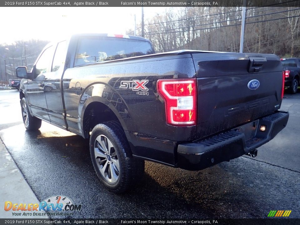 2019 Ford F150 STX SuperCab 4x4 Agate Black / Black Photo #4