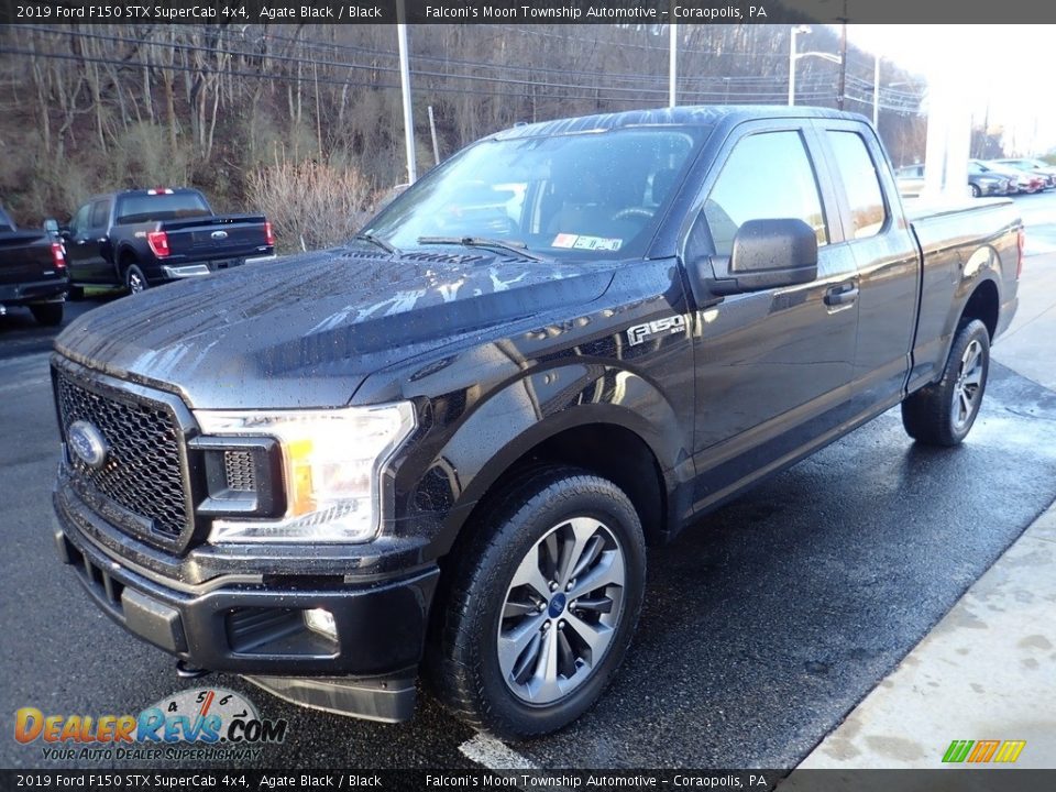 2019 Ford F150 STX SuperCab 4x4 Agate Black / Black Photo #6