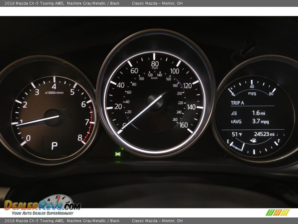 2019 Mazda CX-5 Touring AWD Machine Gray Metallic / Black Photo #8