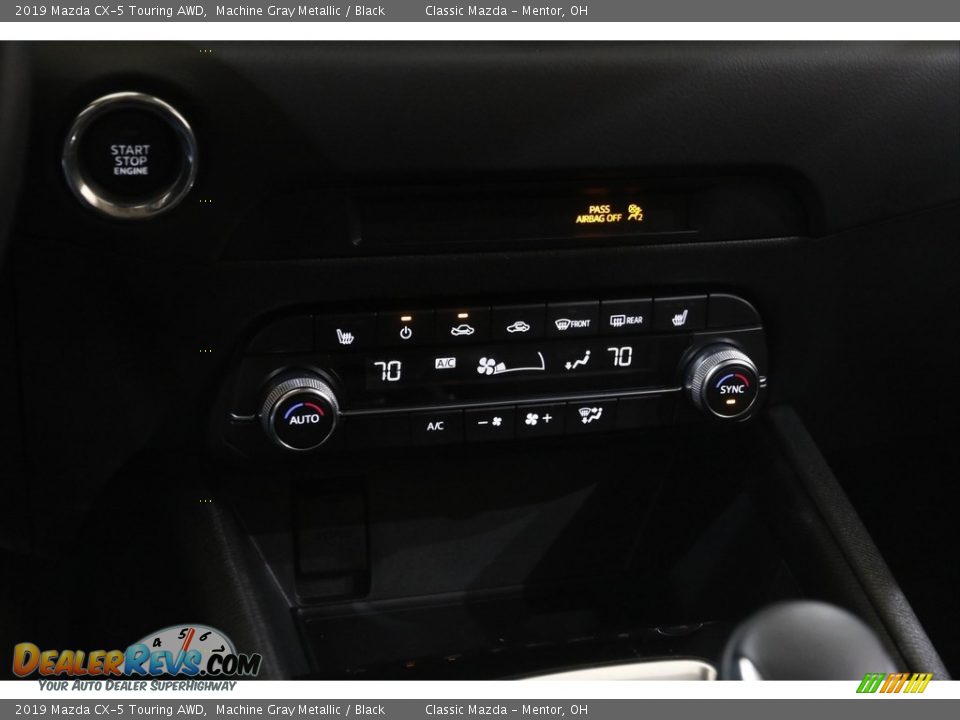 2019 Mazda CX-5 Touring AWD Machine Gray Metallic / Black Photo #13