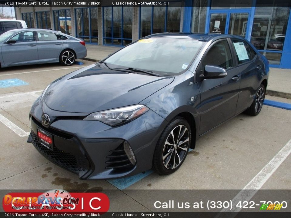 2019 Toyota Corolla XSE Falcon Gray metallic / Black Photo #1