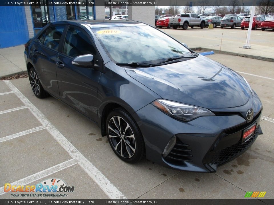 2019 Toyota Corolla XSE Falcon Gray metallic / Black Photo #3