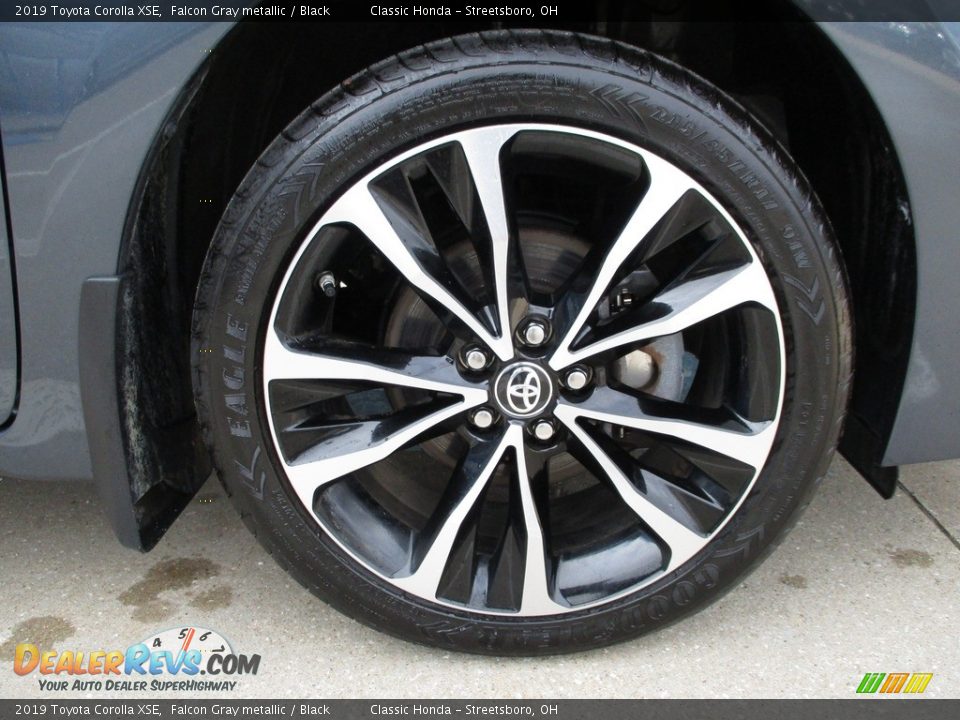 2019 Toyota Corolla XSE Falcon Gray metallic / Black Photo #5