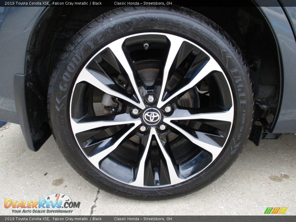 2019 Toyota Corolla XSE Falcon Gray metallic / Black Photo #6