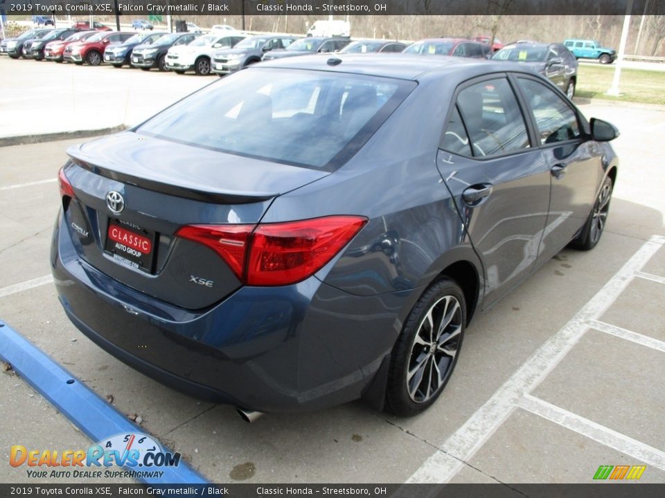 2019 Toyota Corolla XSE Falcon Gray metallic / Black Photo #7