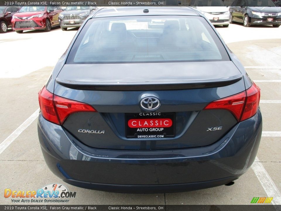 2019 Toyota Corolla XSE Falcon Gray metallic / Black Photo #8