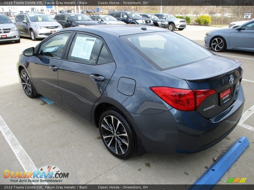 2019 Toyota Corolla XSE Falcon Gray metallic / Black Photo #10