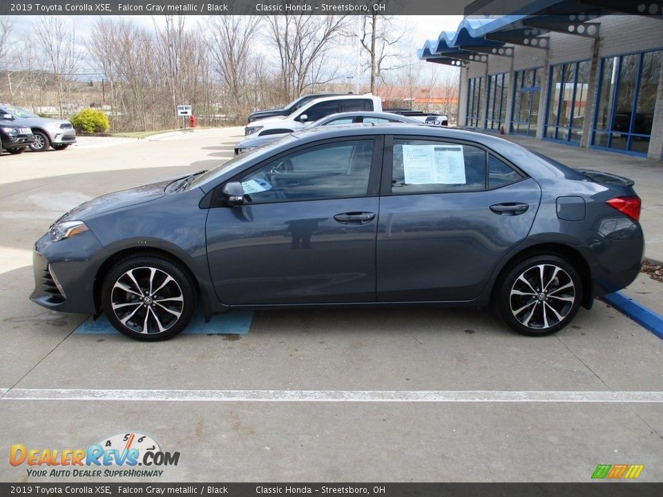 2019 Toyota Corolla XSE Falcon Gray metallic / Black Photo #11