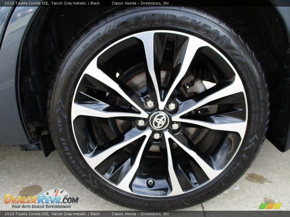 2019 Toyota Corolla XSE Falcon Gray metallic / Black Photo #12