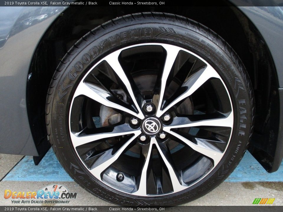2019 Toyota Corolla XSE Falcon Gray metallic / Black Photo #13