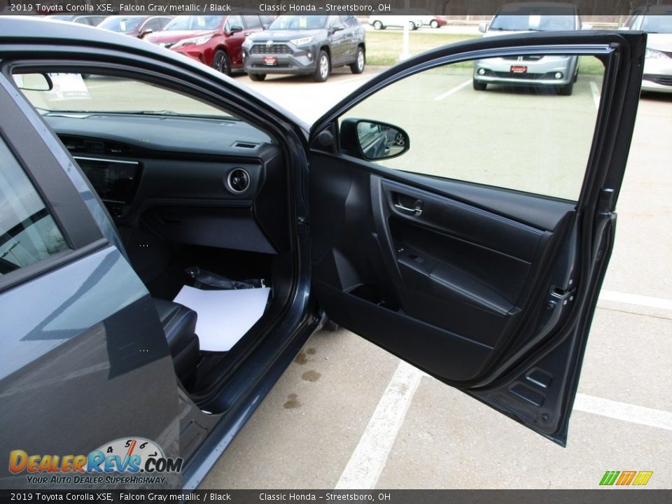 2019 Toyota Corolla XSE Falcon Gray metallic / Black Photo #17