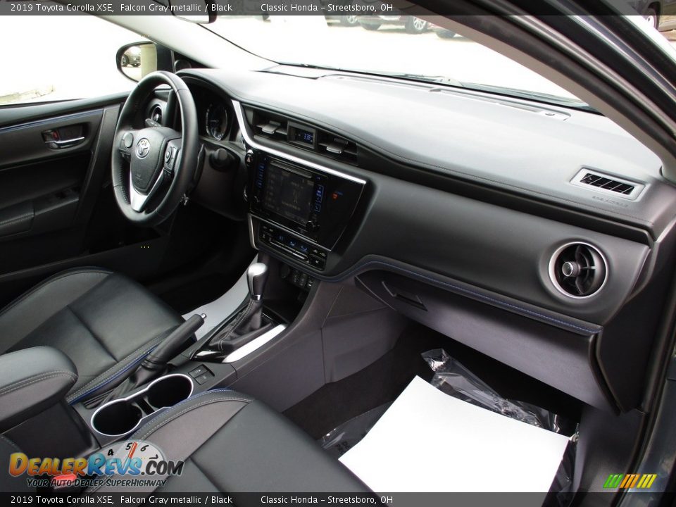 2019 Toyota Corolla XSE Falcon Gray metallic / Black Photo #20