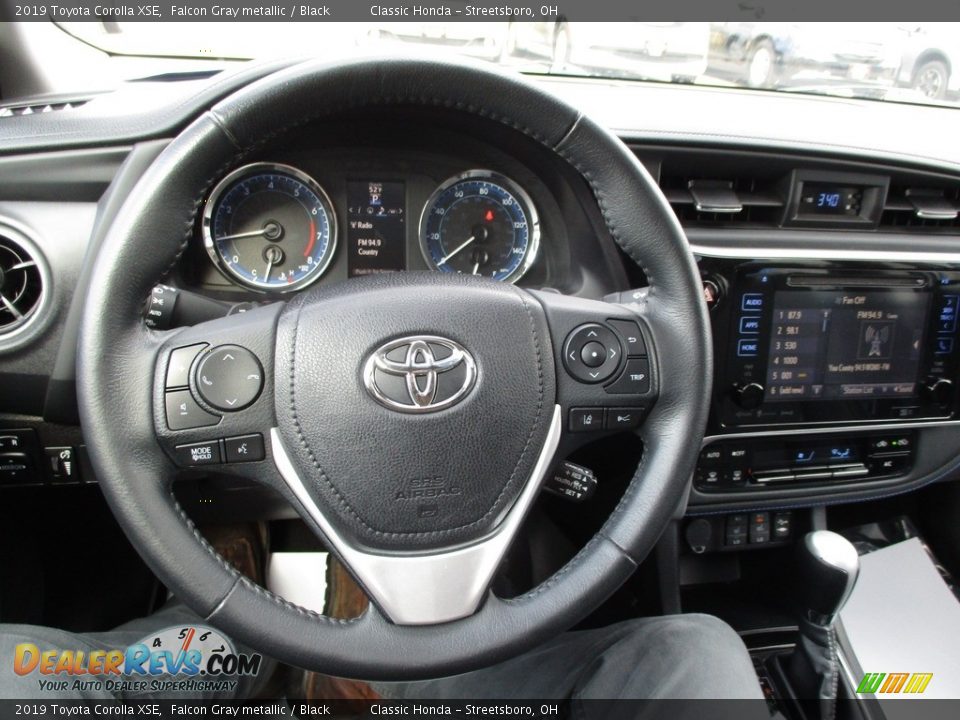 2019 Toyota Corolla XSE Falcon Gray metallic / Black Photo #32