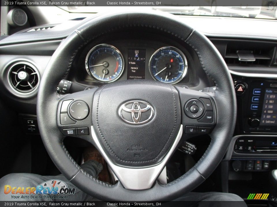 2019 Toyota Corolla XSE Falcon Gray metallic / Black Photo #34
