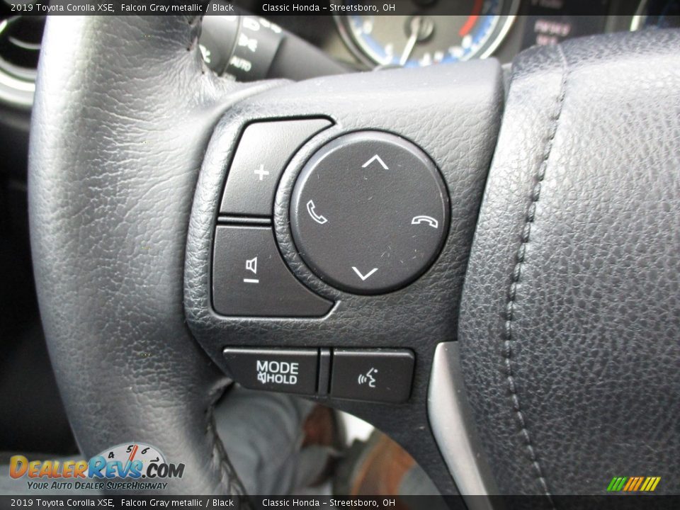 2019 Toyota Corolla XSE Falcon Gray metallic / Black Photo #35