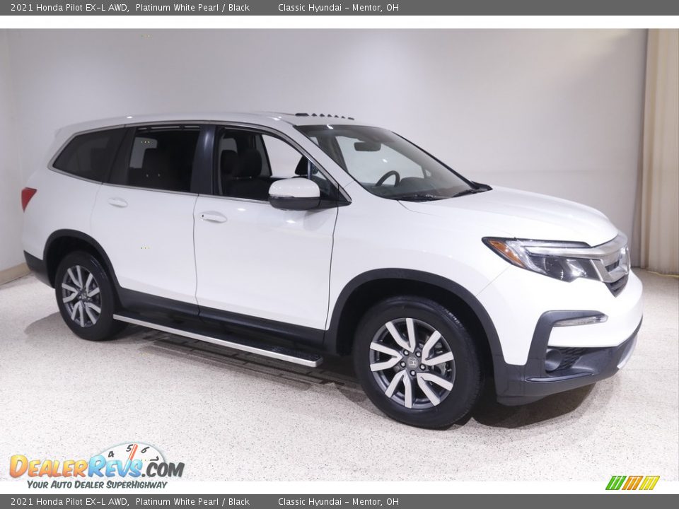 Platinum White Pearl 2021 Honda Pilot EX-L AWD Photo #1