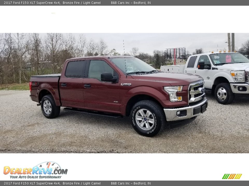 2017 Ford F150 XLT SuperCrew 4x4 Bronze Fire / Light Camel Photo #2