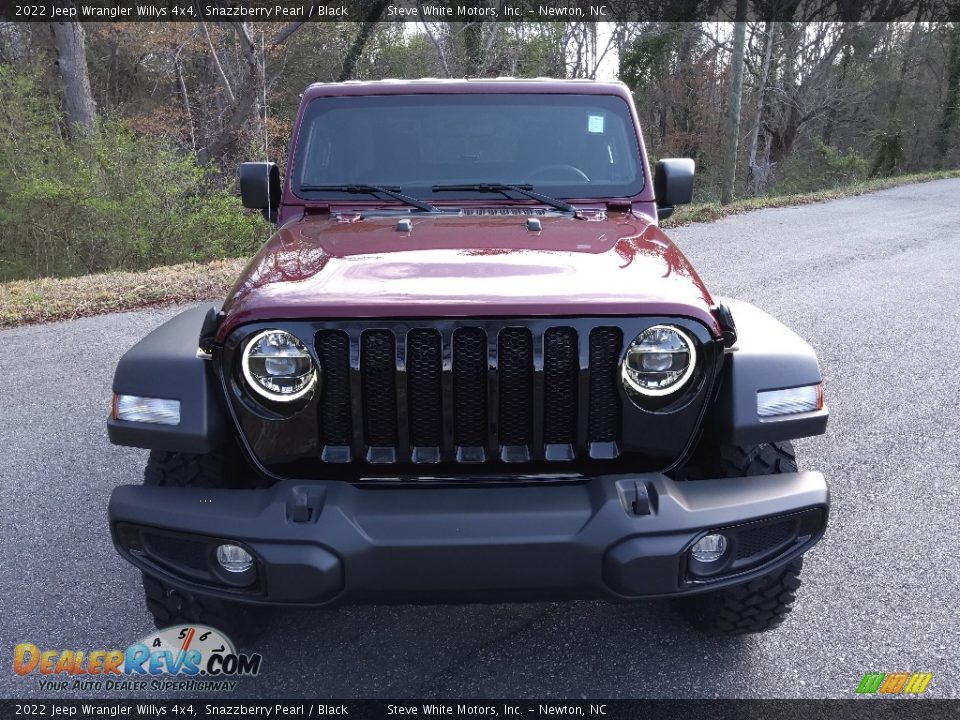 2022 Jeep Wrangler Willys 4x4 Snazzberry Pearl / Black Photo #3