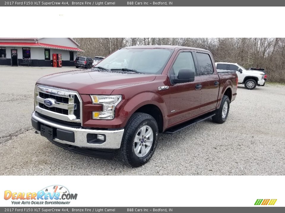 2017 Ford F150 XLT SuperCrew 4x4 Bronze Fire / Light Camel Photo #4