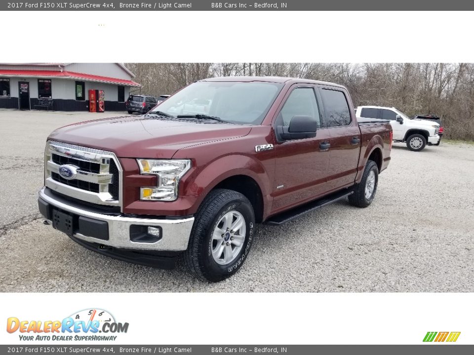 2017 Ford F150 XLT SuperCrew 4x4 Bronze Fire / Light Camel Photo #5