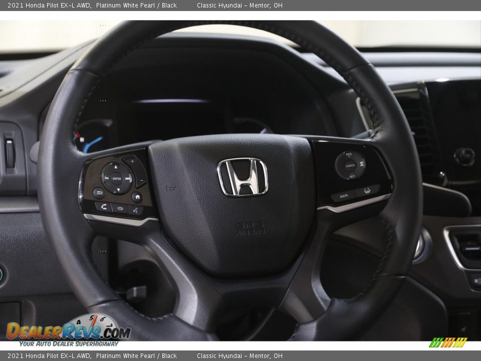 2021 Honda Pilot EX-L AWD Steering Wheel Photo #7