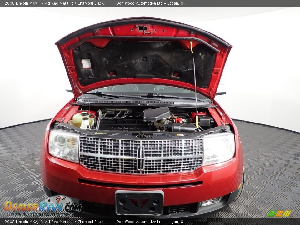 2008 Lincoln MKX Vivid Red Metallic / Charcoal Black Photo #7