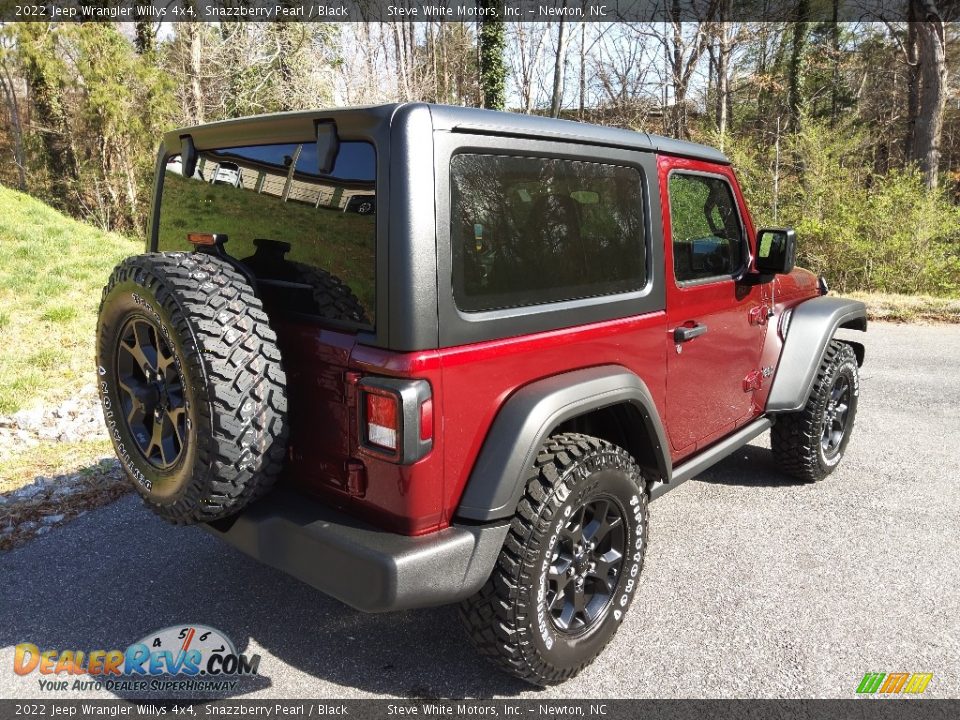 2022 Jeep Wrangler Willys 4x4 Snazzberry Pearl / Black Photo #6