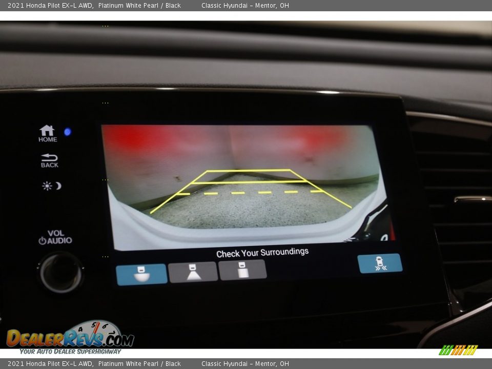 2021 Honda Pilot EX-L AWD Platinum White Pearl / Black Photo #12