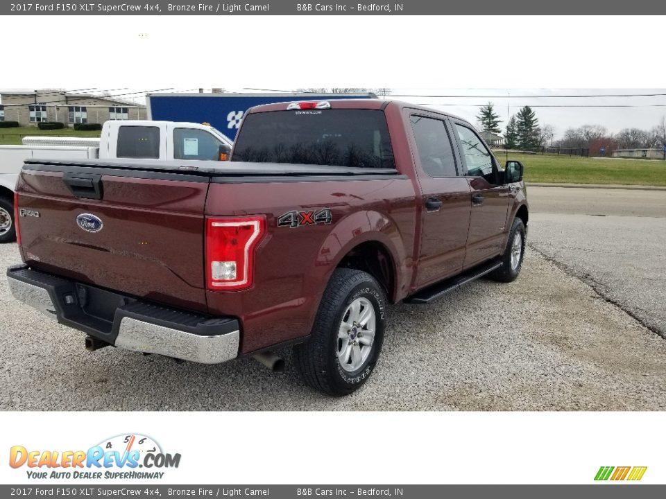 2017 Ford F150 XLT SuperCrew 4x4 Bronze Fire / Light Camel Photo #12