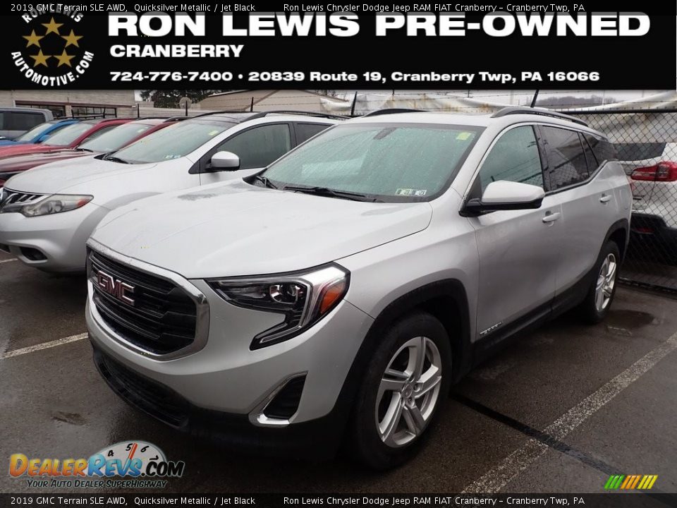 2019 GMC Terrain SLE AWD Quicksilver Metallic / Jet Black Photo #1