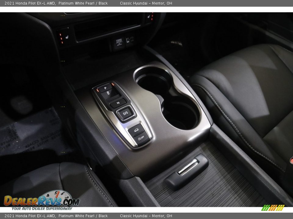 2021 Honda Pilot EX-L AWD Platinum White Pearl / Black Photo #14