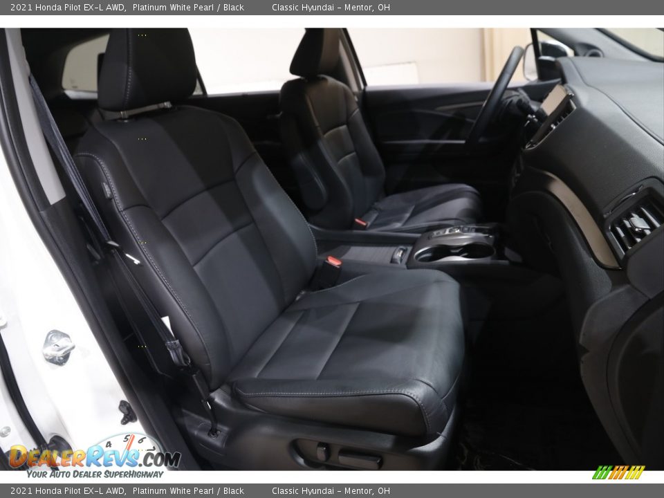 2021 Honda Pilot EX-L AWD Platinum White Pearl / Black Photo #15
