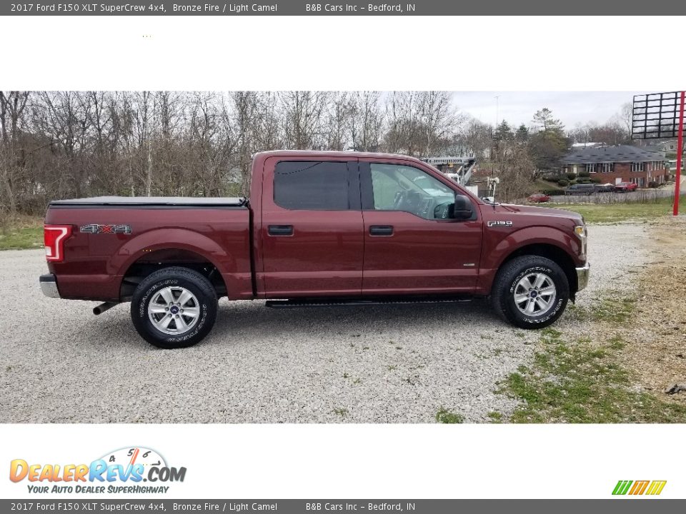 2017 Ford F150 XLT SuperCrew 4x4 Bronze Fire / Light Camel Photo #26