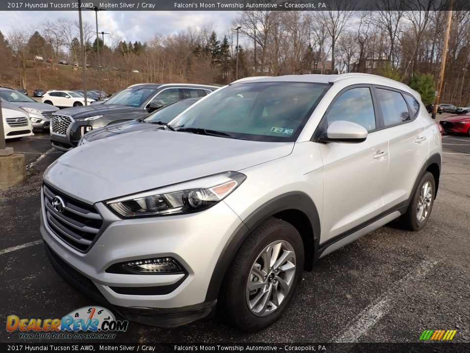 2017 Hyundai Tucson SE AWD Molten Silver / Gray Photo #1