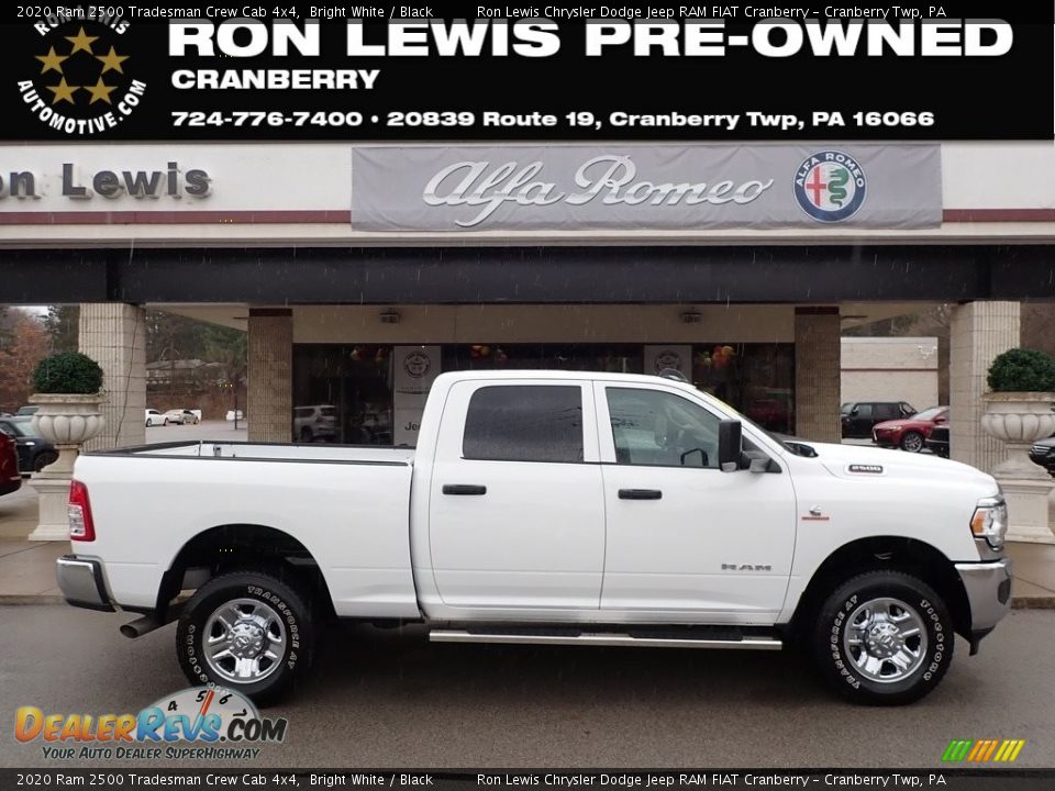 2020 Ram 2500 Tradesman Crew Cab 4x4 Bright White / Black Photo #1