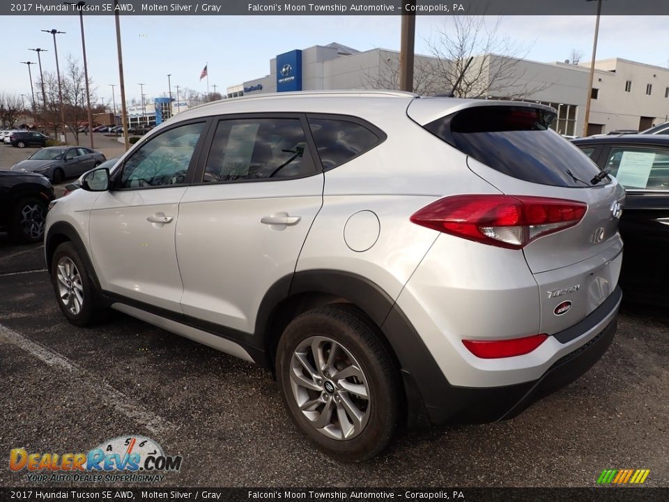 2017 Hyundai Tucson SE AWD Molten Silver / Gray Photo #2