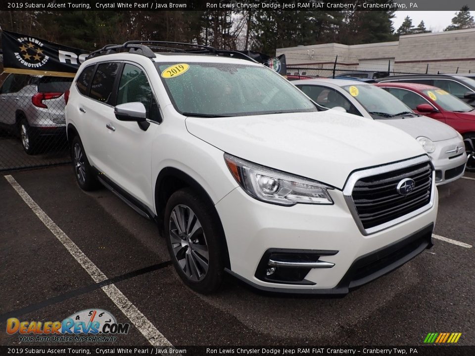 2019 Subaru Ascent Touring Crystal White Pearl / Java Brown Photo #2