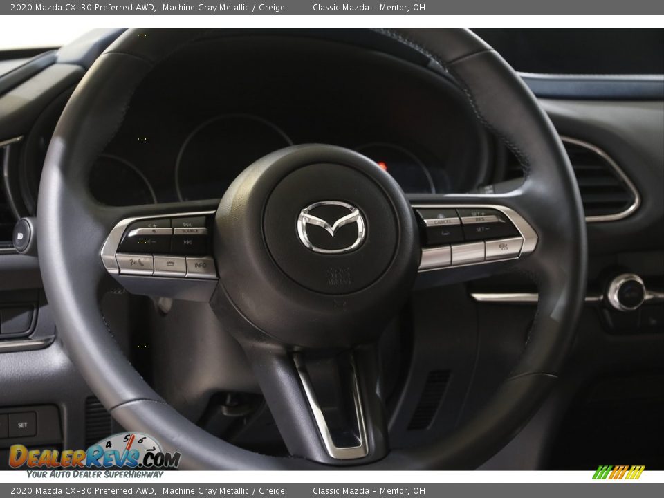 2020 Mazda CX-30 Preferred AWD Machine Gray Metallic / Greige Photo #7