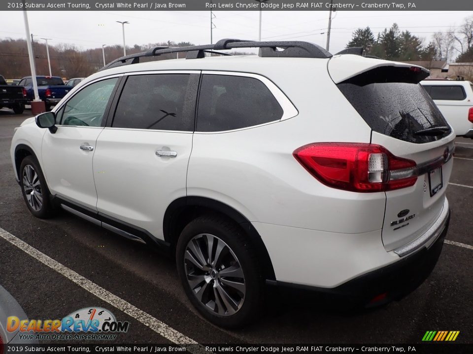 2019 Subaru Ascent Touring Crystal White Pearl / Java Brown Photo #3