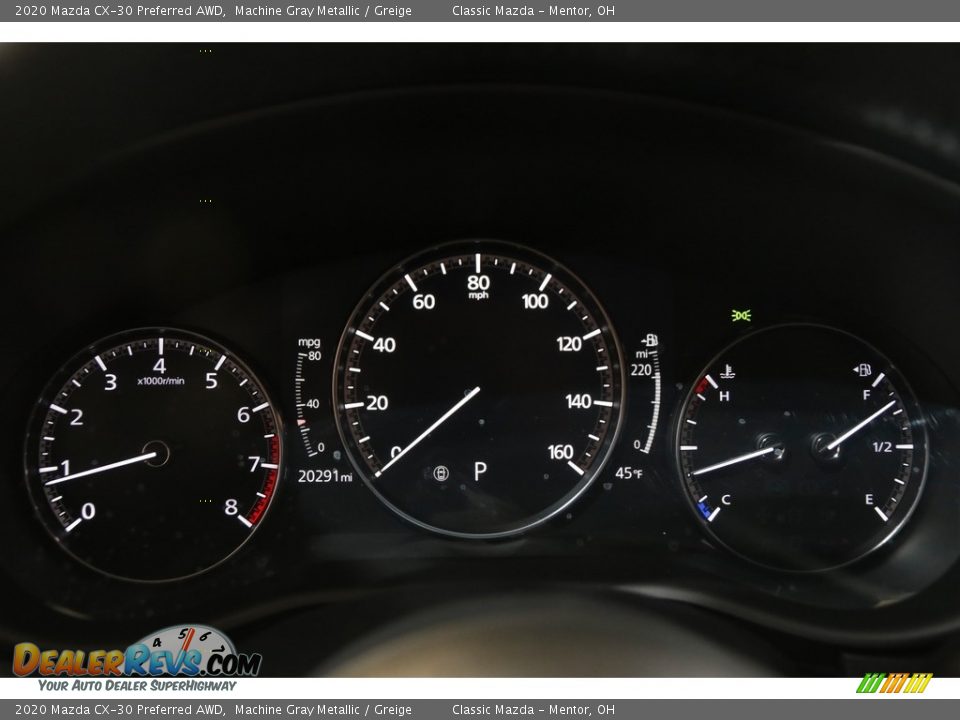 2020 Mazda CX-30 Preferred AWD Machine Gray Metallic / Greige Photo #8