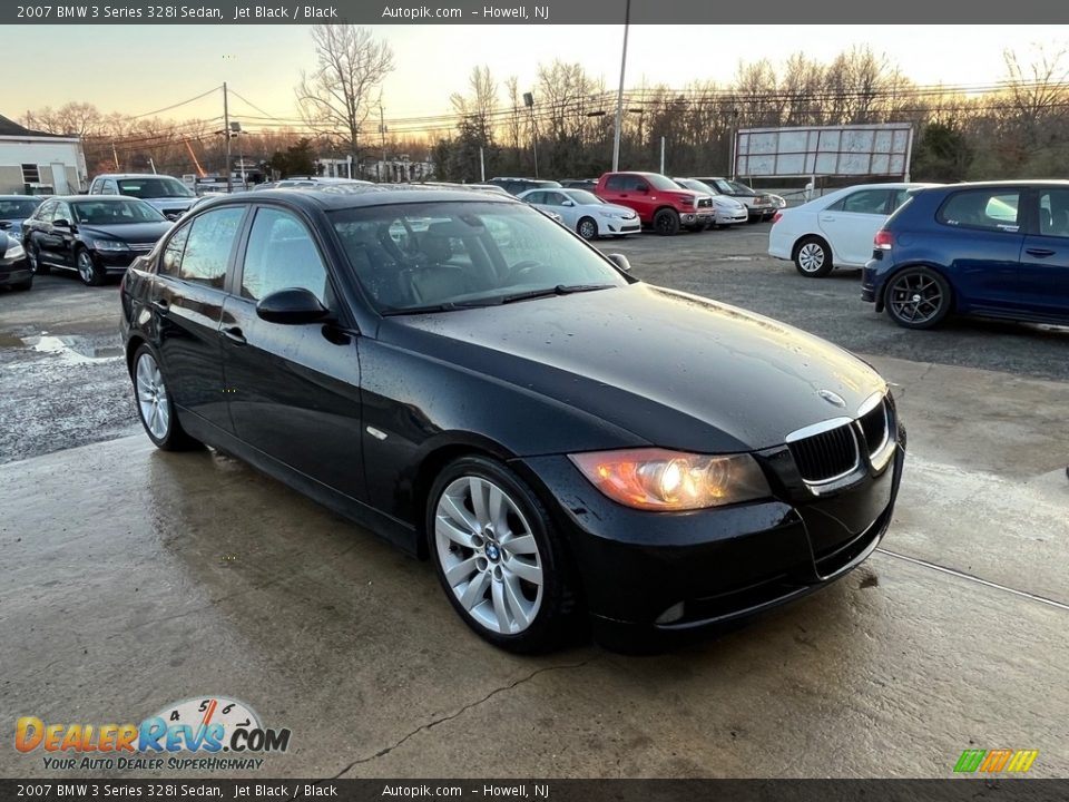 2007 BMW 3 Series 328i Sedan Jet Black / Black Photo #2