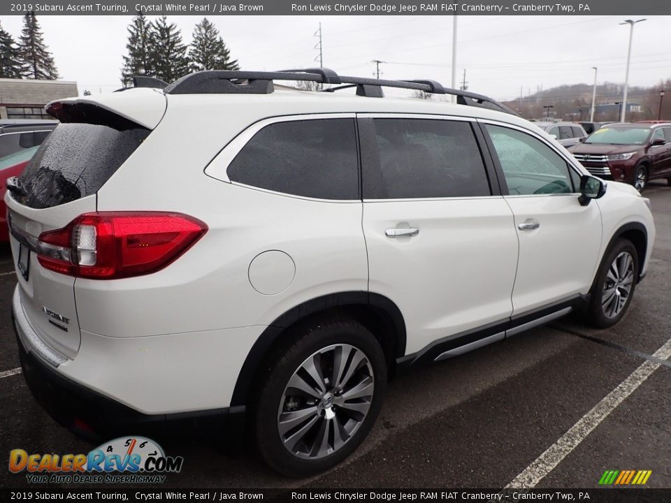 2019 Subaru Ascent Touring Crystal White Pearl / Java Brown Photo #4