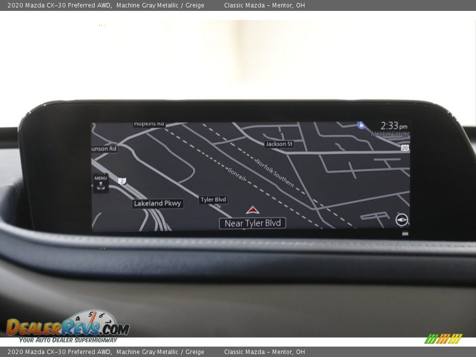 2020 Mazda CX-30 Preferred AWD Machine Gray Metallic / Greige Photo #10