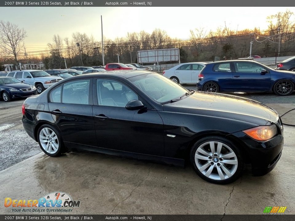 2007 BMW 3 Series 328i Sedan Jet Black / Black Photo #4