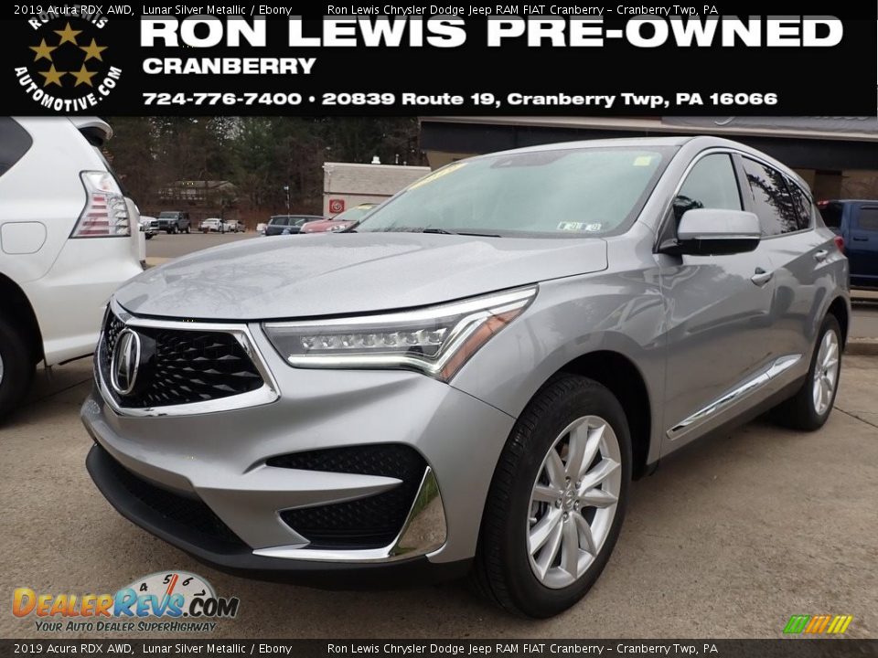 2019 Acura RDX AWD Lunar Silver Metallic / Ebony Photo #1