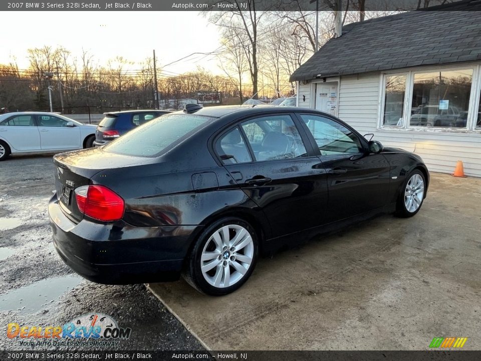 2007 BMW 3 Series 328i Sedan Jet Black / Black Photo #6