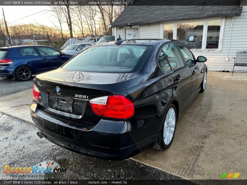 2007 BMW 3 Series 328i Sedan Jet Black / Black Photo #7